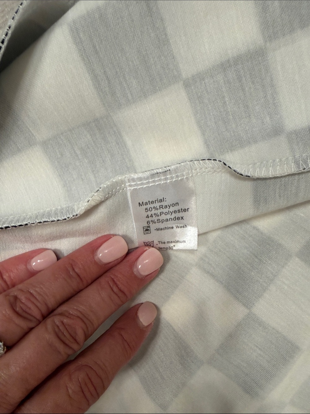 NEW Checkerboard Black and White Skort - XL (size 12-14) - Picture 7 of 9